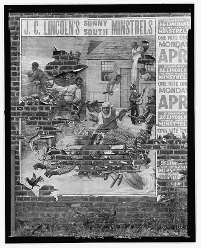 Minstrel poster. Alabama, 1936